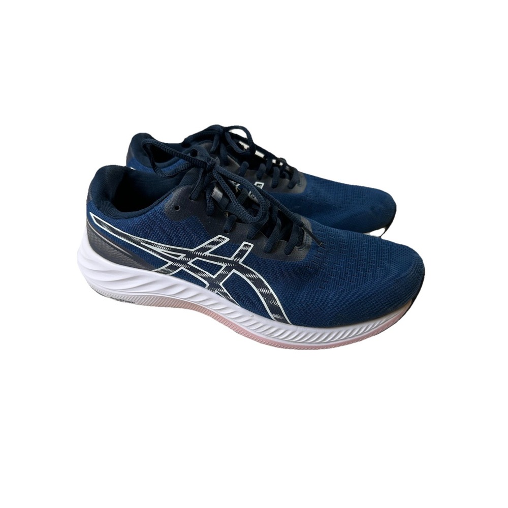 Asics Gel Excite 9.5 1012b182 Running Shoes Womens Size 9 Mako Blue White EUC